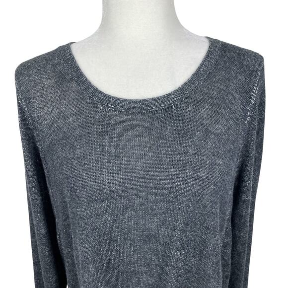 Eileen Fisher Organic Cotton Tencel Pullover Tunic Sweater Minimalist Sz Medium - Picture 3 of 13